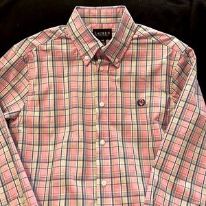 LAUREN RALPH LAUREN BUTTON UP SHIRT